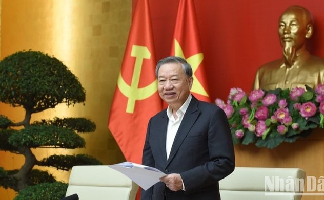 Tổng Bí thư Tô Lâm làm việc với Tiểu ban Kinh tế - Xã hội Đại hội XIV của Đảng