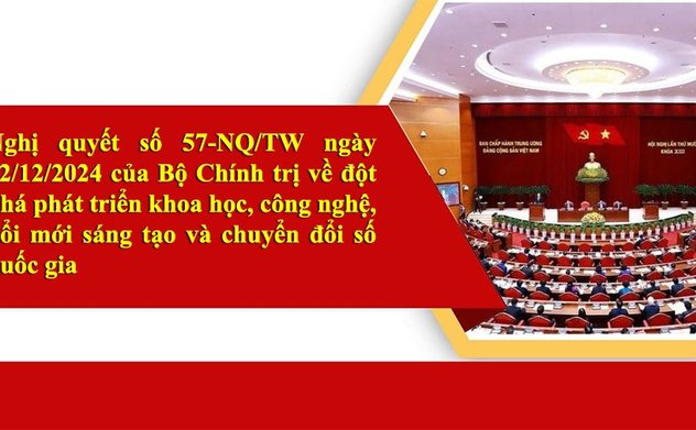 TOÀN VĂN: Nghị quyết 57-NQ/TW về đột phá phát triển khoa học, công nghệ, đổi mới sáng tạo và chuyển đổi số quốc gia 