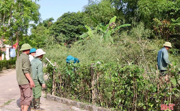 Người dân chung tay, diện mạo miền quê Vũ Quang đổi mới từng ngày