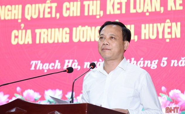 Thạch Hà quán triệt các văn bản chỉ đạo của cấp trên