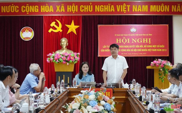 MTTQ lấy ý kiến góp ý dự thảo Nghị quyết sửa đổi Hiến pháp năm 2013 