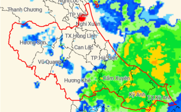 Hà Tĩnh tiếp tục mưa to, đề phòng lũ quét, sạt lở đất, ngập úng