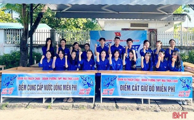 Tuổi trẻ Hà Tĩnh thành lập 36 đội hình “Tiếp sức mùa thi”