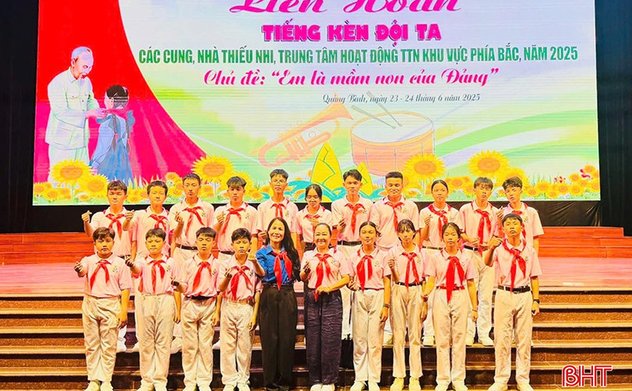 Hà Tĩnh đạt thành tích xuất sắc tại Liên hoan "Tiếng kèn Đội ta"
