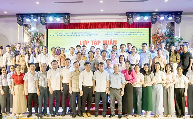 Hà Tĩnh: Tập huấn nâng cao năng lực cán bộ văn hóa xây dựng nông thôn mới