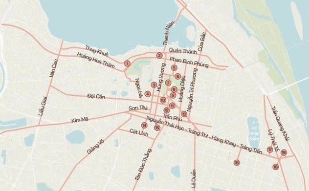 Các tuyến đường ở Hà Nội bị cấm xe dịp Quốc khánh 2/9 