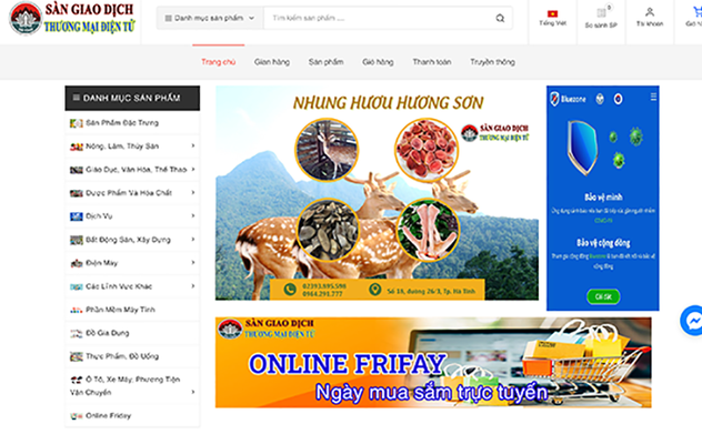 Sàn Thương mại điện tử tỉnh – Đòn bẫy cho sự phát triển sản phẩm OCOP Hà Tĩnh