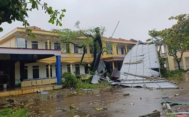 Cập nhật thiệt hại bước đầu do bão số 5 ở Hà Tĩnh