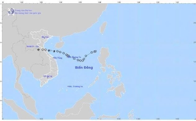 Bão số 6 suy yếu thành vùng áp thấp trên khu vực Trung Lào