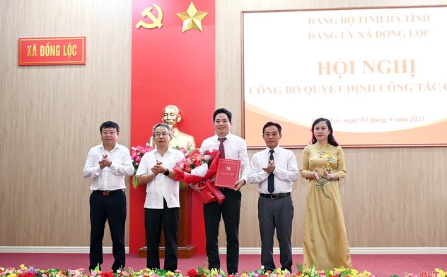 Ông Dương Văn Tuấn giữ chức vụ Bí thư Đảng ủy xã Đồng Lộc