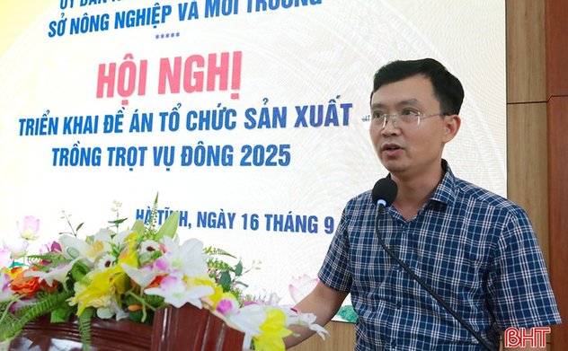 Vụ đông năm 2025, Hà Tĩnh phấn đấu gieo trồng 12.399 ha