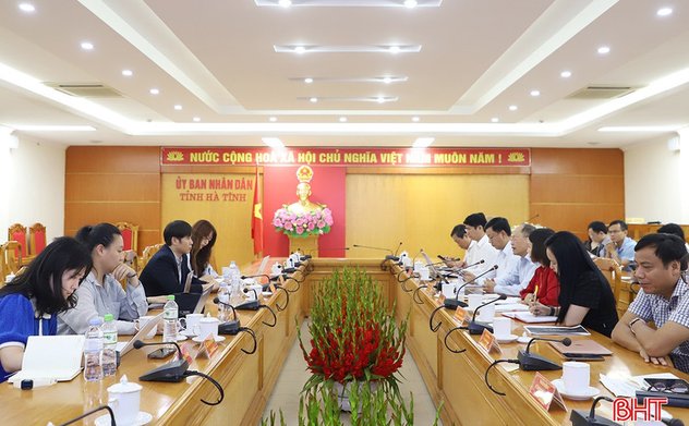 Thống nhất các nội dung dự án 13,4 triệu USD tại vùng ven biển Hà Tĩnh 