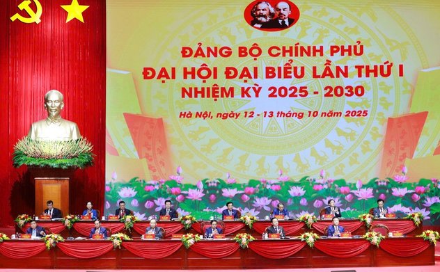 Khai mạc Đại hội đại biểu Đảng bộ Chính phủ lần thứ I 