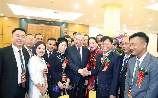 Tổng Bí thư Tô Lâm gặp mặt đại biểu Nông dân Việt Nam xuất sắc, Nhà khoa học của nhà nông năm 2025 
