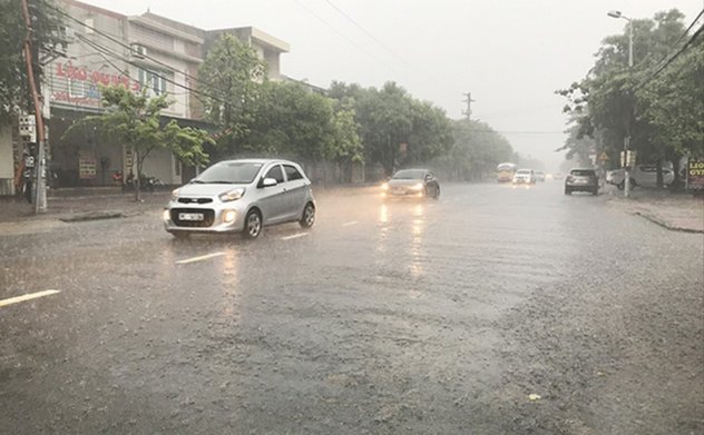 Cảnh báo mưa lớn, nguy cơ ngập úng ở khu vực Hà Tĩnh