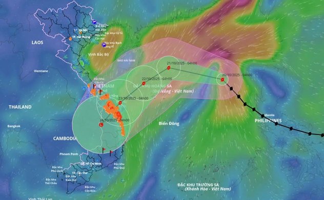 Bão Fengshen sẽ gây lũ vượt báo động ba ở miền Trung