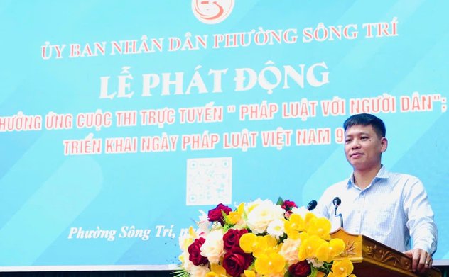 Phường Sông Trí phát động Cuộc thi trực tuyến “Pháp luật với người dân” năm 2025