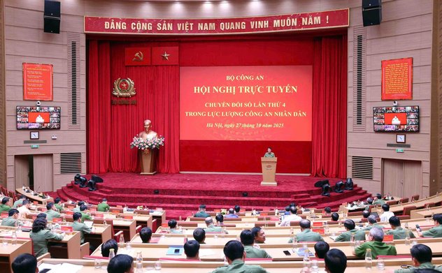 Hội nghị trực tuyến toàn quốc chuyển đổi số lần thứ 4 trong lực lượng Công an nhân dân (CAND)