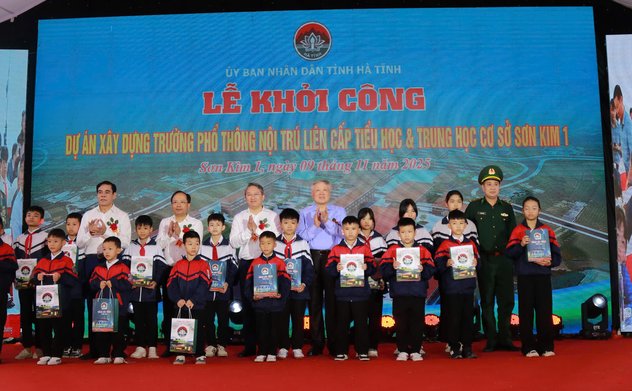 Hà Tĩnh hòa chung không khí cả nước khởi công đồng loạt 72 trường học vùng biên 