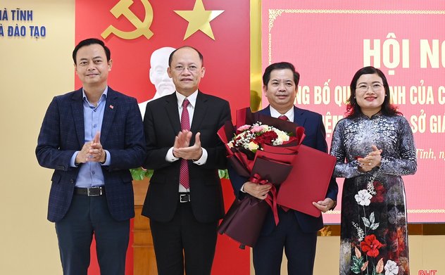 Đồng chí Bùi Nhân Sâm giữ chức Giám đốc Sở GD&ĐT Hà Tĩnh 