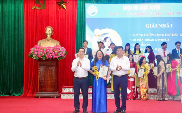 Hà Tĩnh vinh danh các tập thể, cá nhân xuất sắc trong Cuộc thi tìm hiểu Nghị quyết 57-NQ/TW 