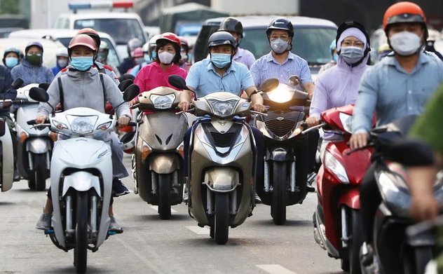 Hà Nội cấm xe máy xăng trong vành đai 1 theo khung giờ từ 1/7/2026