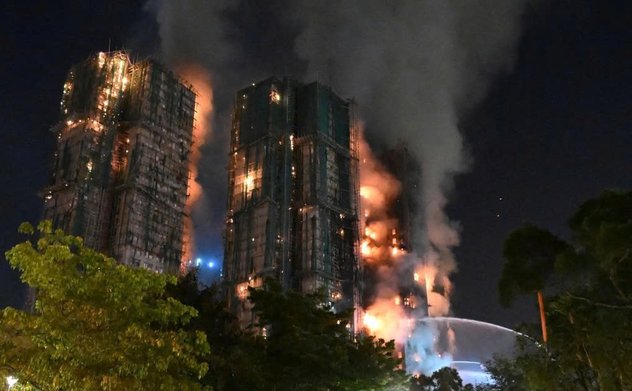 44 người chết trong vụ cháy chung cư Hong Kong