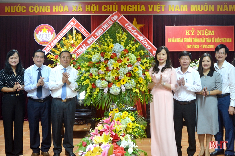 Bí thư Tỉnh ủy chúc mừng ngày truyền thống Mặt trận Tổ quốc Việt Nam