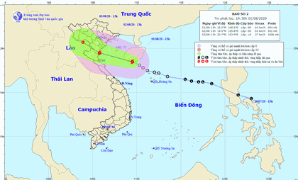 Bão số 2 cách đất liền hơn 450km, Hà Tĩnh tiếp tục mưa to