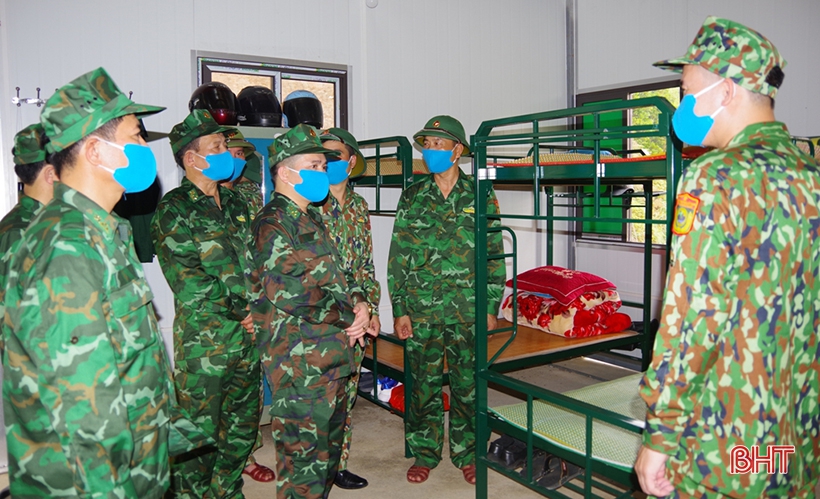 Kiểm tra các chốt phòng dịch Covid-19 trên tuyến biên giới Việt – Lào khu vực Hà Tĩnh