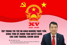 Ứng cử viên Trần Tú Anh: Tập trung trí tuệ và kinh nghiệm thực tiễn, cùng Tỉnh ủy, HĐND tỉnh quyết định các chủ trương, chính sách