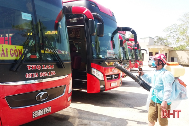 Hoạt động vận tải hành khách ở Hà Tĩnh hoạt động trở lại bình thường
