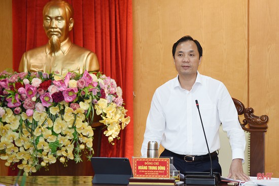 Bám sát Nghị quyết Đại hội Đảng bộ tỉnh Hà Tĩnh, triển khai hiệu quả nhiệm vụ 6 tháng cuối năm