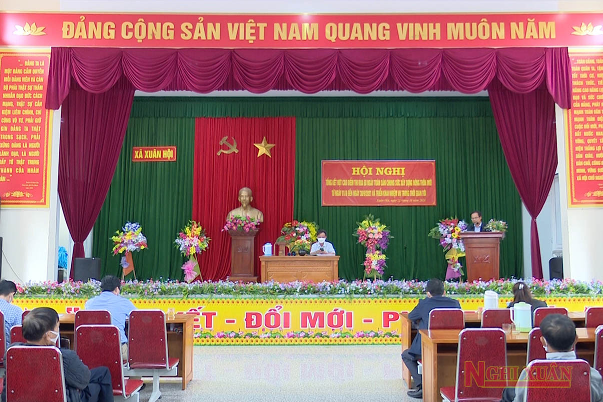 Tổng kết 60 ngày thi đua cao điểm xây dựng nông thôn mới ở xã Xuân Hội