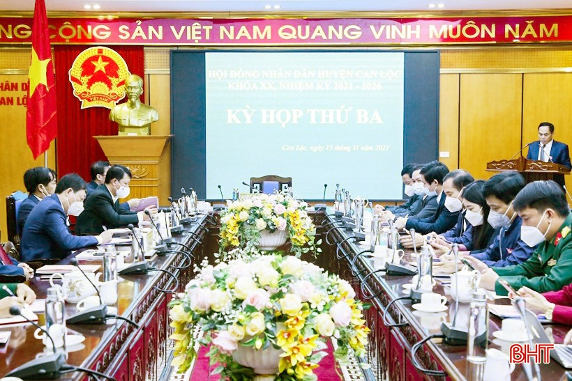 Ông Võ Xuân Linh được bầu giữ chức Chủ tịch HĐND huyện Can Lộc