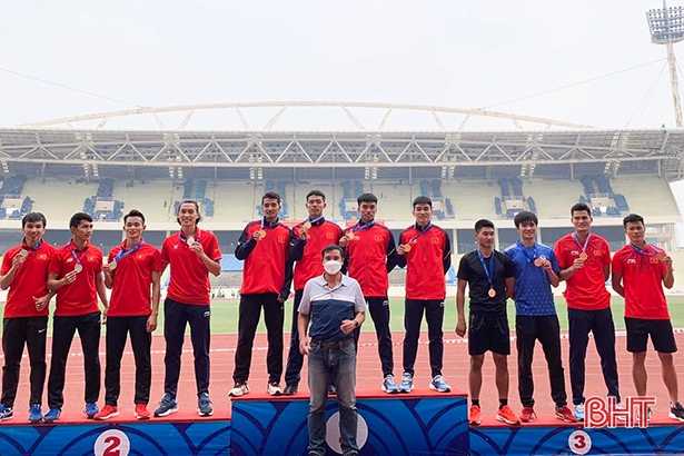 Hà Tĩnh giành 7 huy chương tại Giải Điền kinh vô địch quốc gia 2021