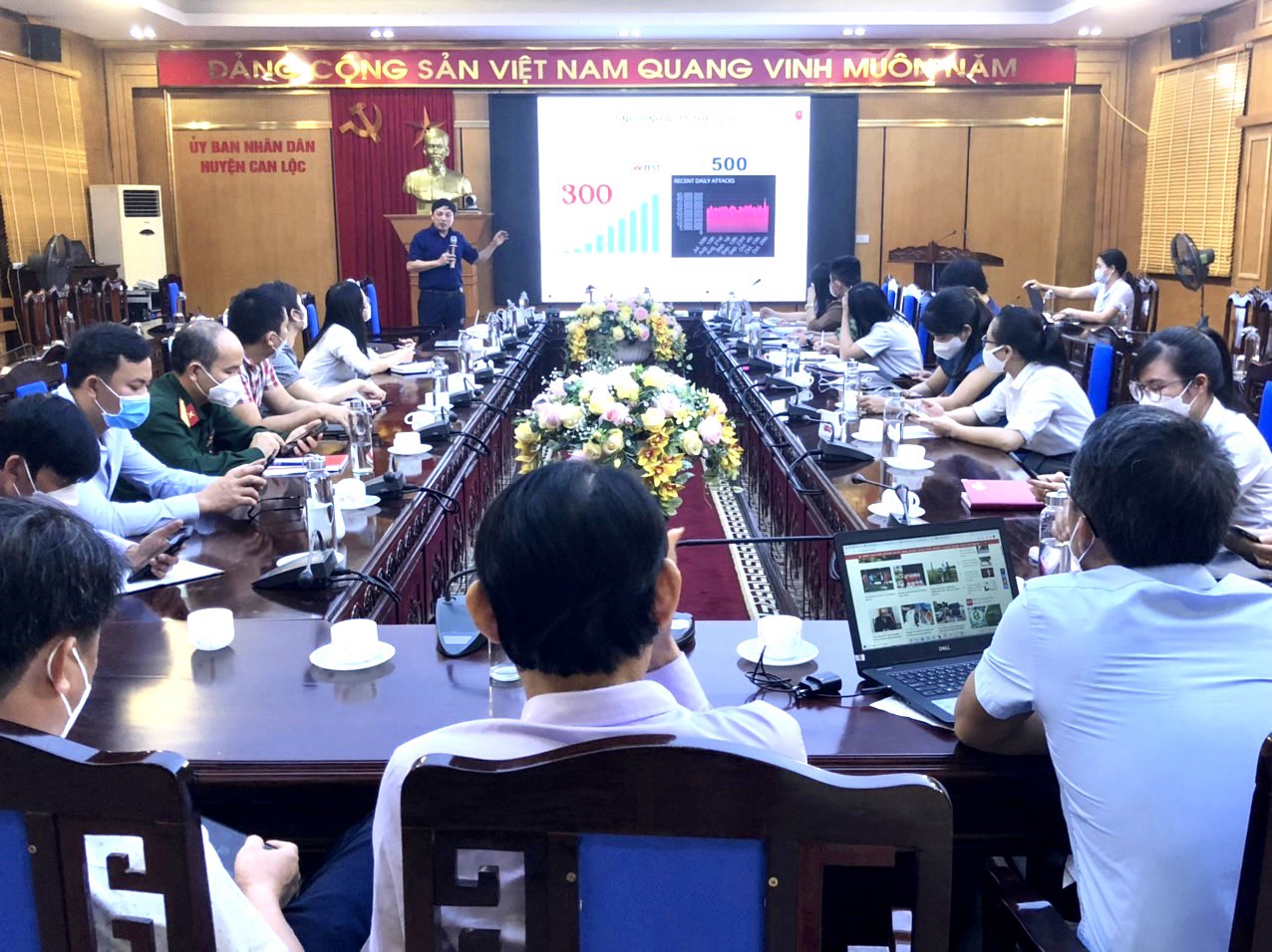 Tập huấn kỹ năng xử lý an toàn thông tin trên môi trường số tại Huyện Can Lộc