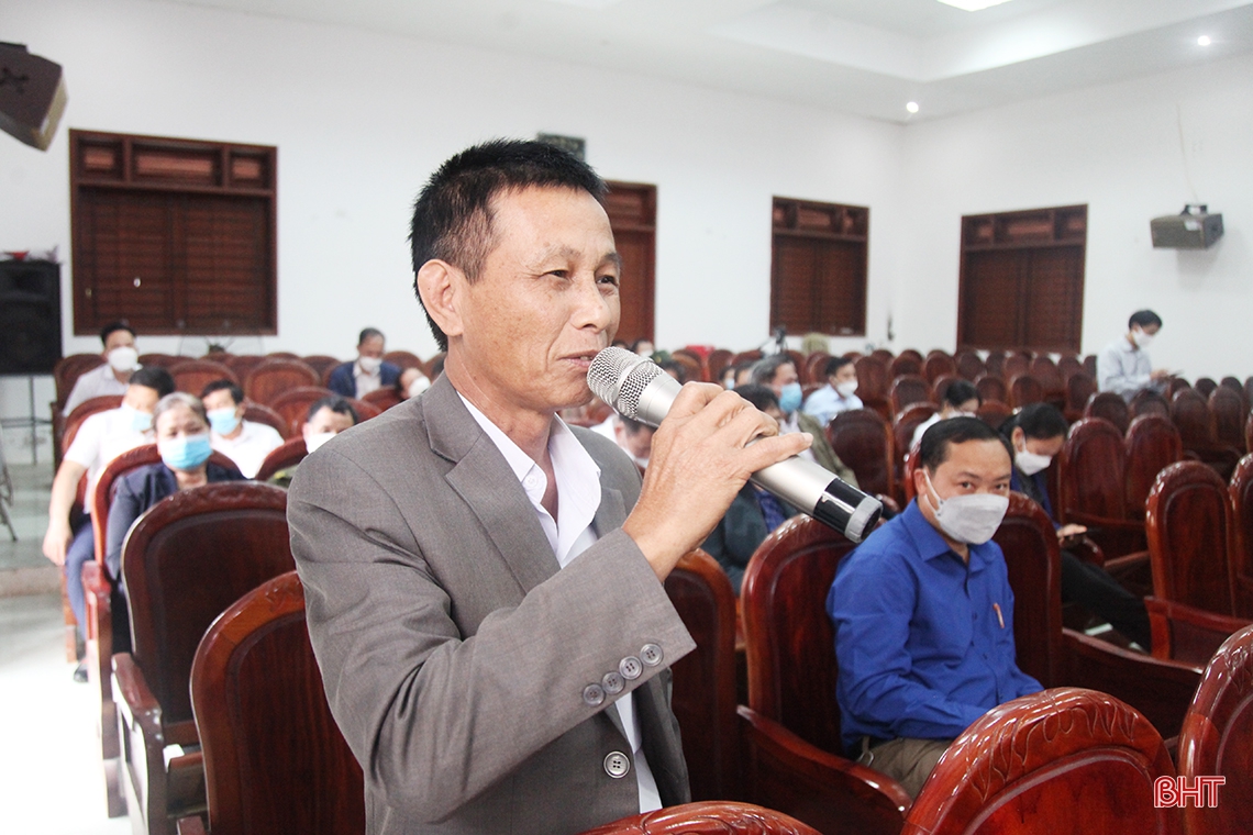 Cử tri Can Lộc kiến nghị nhiều vấn đề dân sinh tới đại biểu Quốc hội