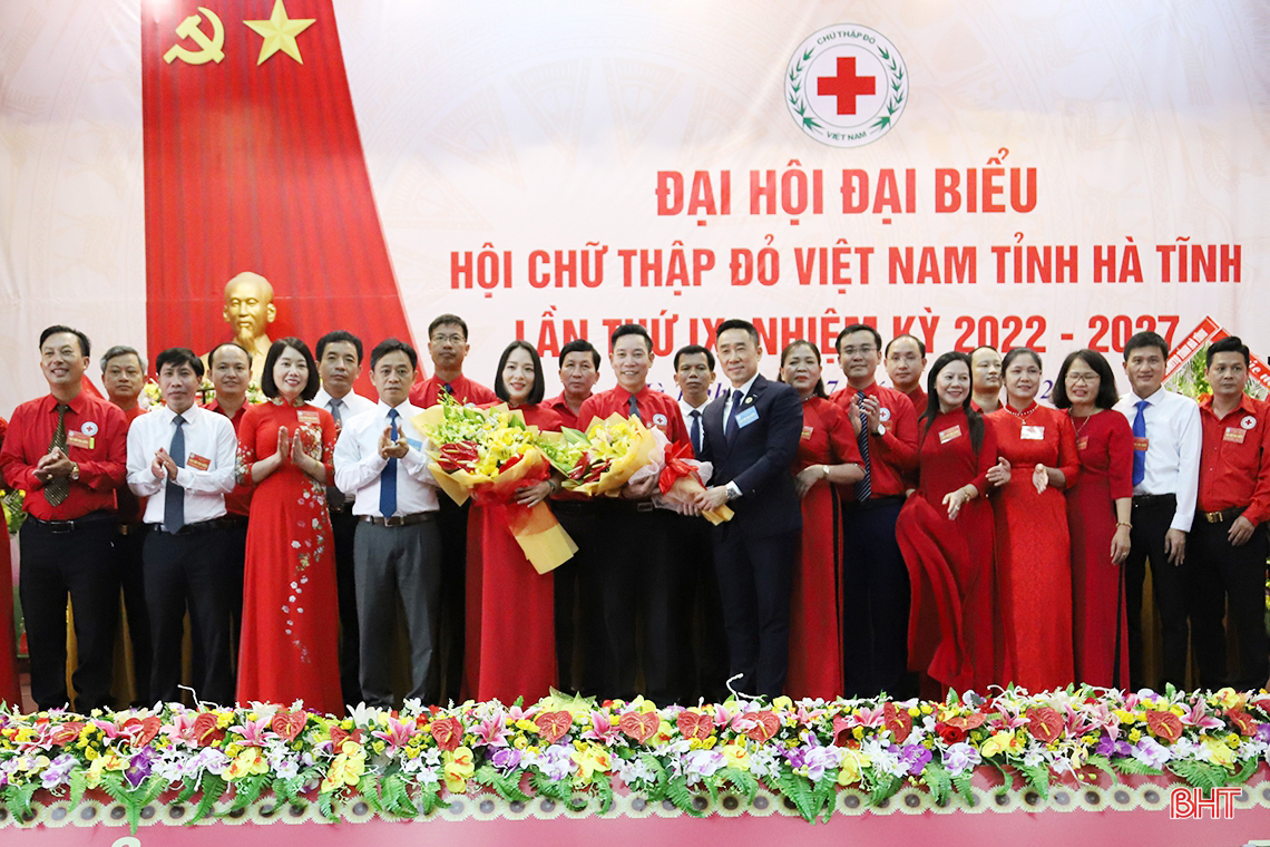 Ông Mai Lê Thuộc tái cử Chủ tịch Hội Chữ thập đỏ tỉnh Hà Tĩnh