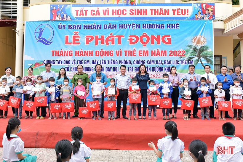 Hà Tĩnh: Phát động Tháng hành động vì trẻ em