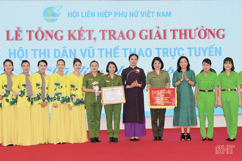 Hà Tĩnh giành giải nhì Hội thi Dân vũ thể thao trực tuyến toàn quốc