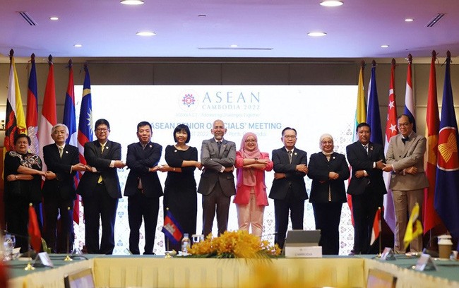 Các quan chức cao cấp ASEAN họp chuẩn bị cho AMM-55 và các hội nghị liên quan
