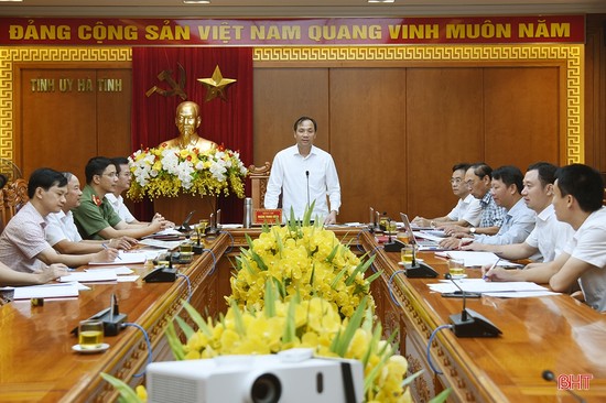 Thường trực Ban chỉ đạo Phòng chống tham nhũng, tiêu cực tỉnh Hà Tĩnh tổ chức phiên họp thường kỳ