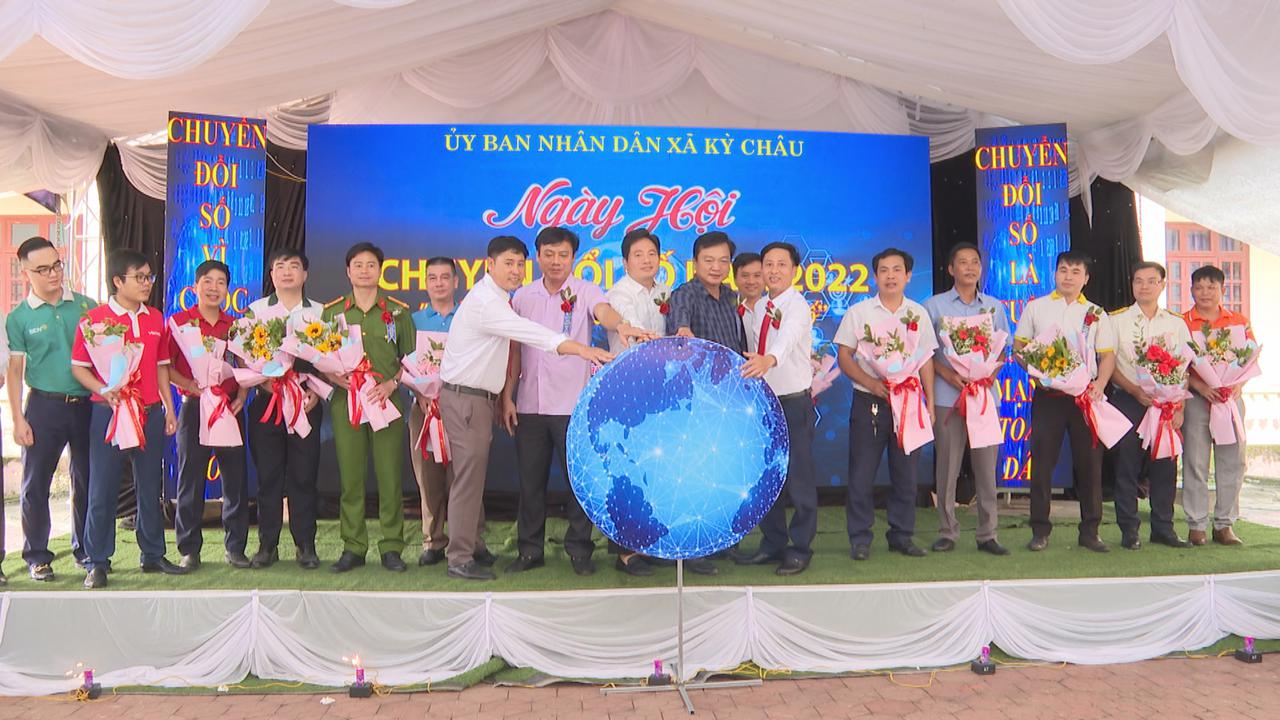 Kỳ Châu - Xã đầu tiên của Hà Tĩnh tổ chức Ngày hội Chuyển đổi số