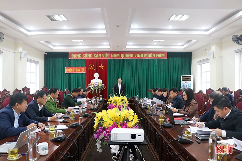 Can Lộc cơ bản hoàn thành 12 chỉ tiêu, kế hoạch đề ra trong năm 2022