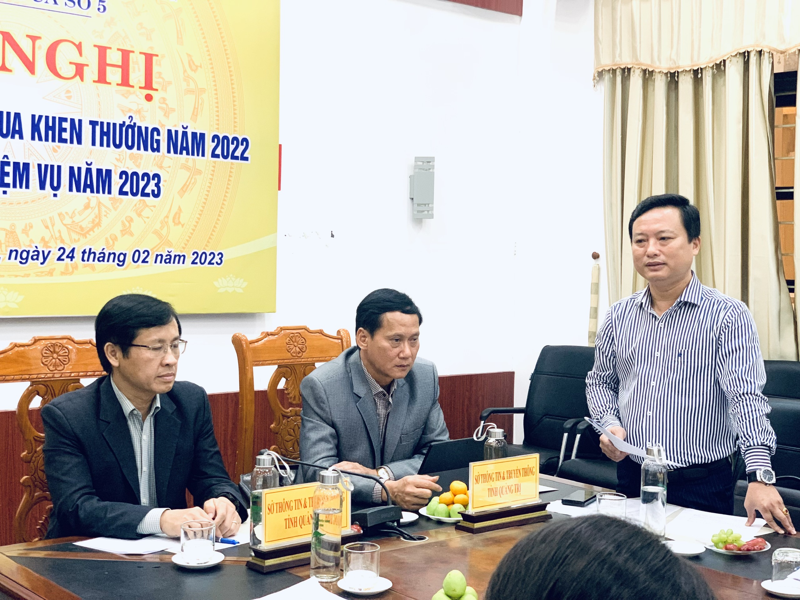 Sở TT-TT Hà Tĩnh dự Hội nghị công tác thi đua, khen thưởng năm 2022 và triển khai nhiệm vụ năm 2023