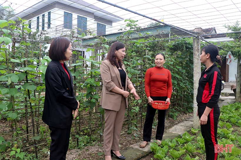 Khích lệ phụ nữ Can Lộc chung sức xây dựng nông thôn mới nâng cao