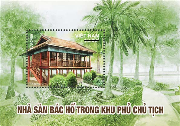 Phát hành đặc biệt bộ tem bưu chính: “ Nhà sàn Bác Hồ trong khu Phủ Chủ tịch”
