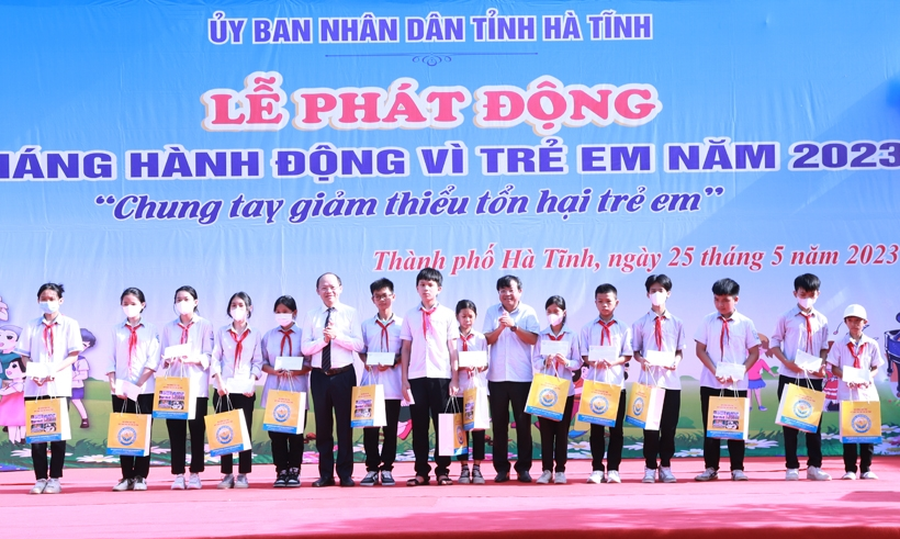 Hà Tĩnh tổ chức phát động Tháng hành động vì trẻ em năm 2023