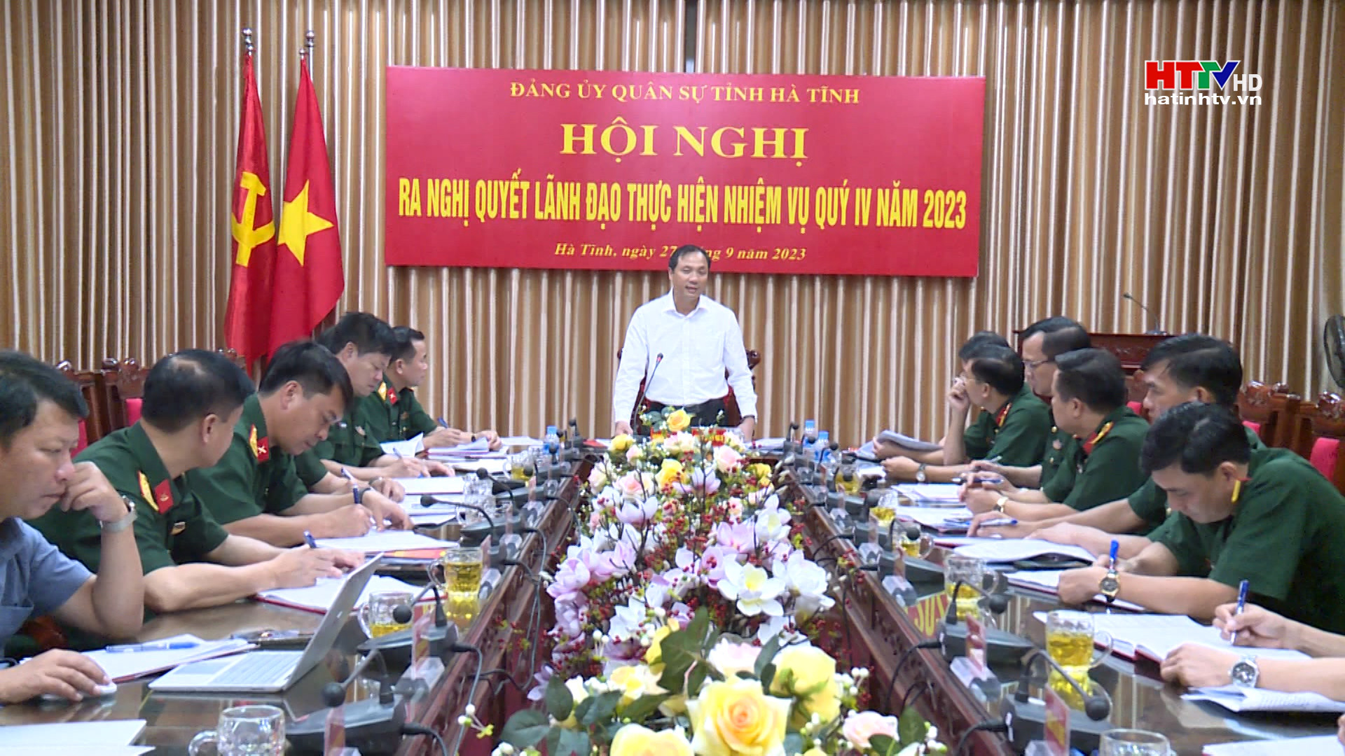 Đảng ủy Quân sự tỉnh họp ban hành Nghị quyết